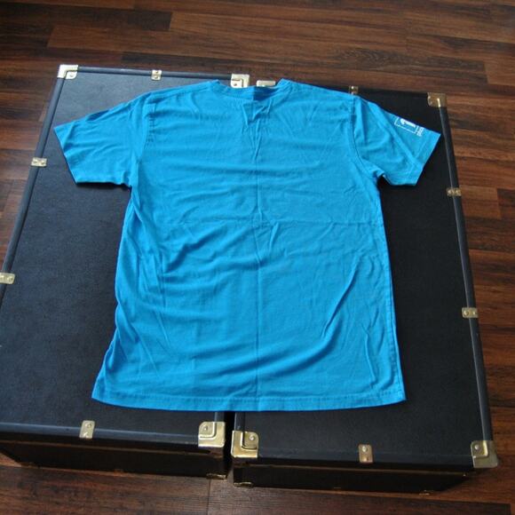 1st Phorm Legion of Boom We do the Work Medium Blue Short Sleeve Shirt - Picture 5 of 6